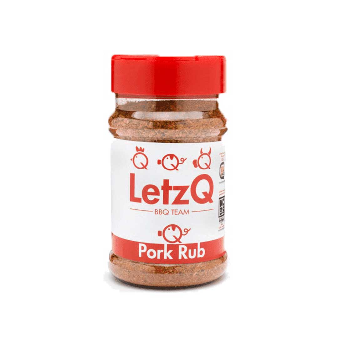 LetzQ Pork Rub 350 gram voor spareribs en varkensvlees op de kamado