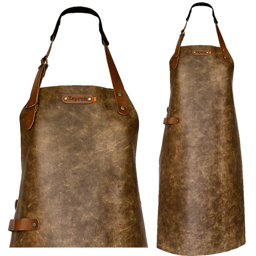 Atlanta leren bbq schort