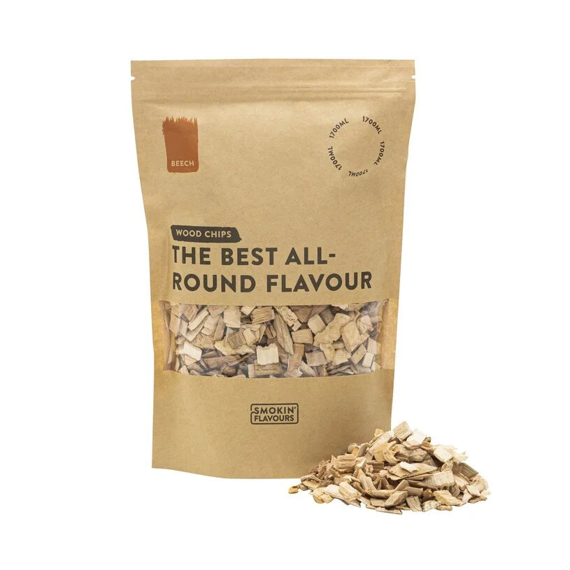 Smokin' Flavours beuk rookhout snippers met milde veelzijdige rooksmaak