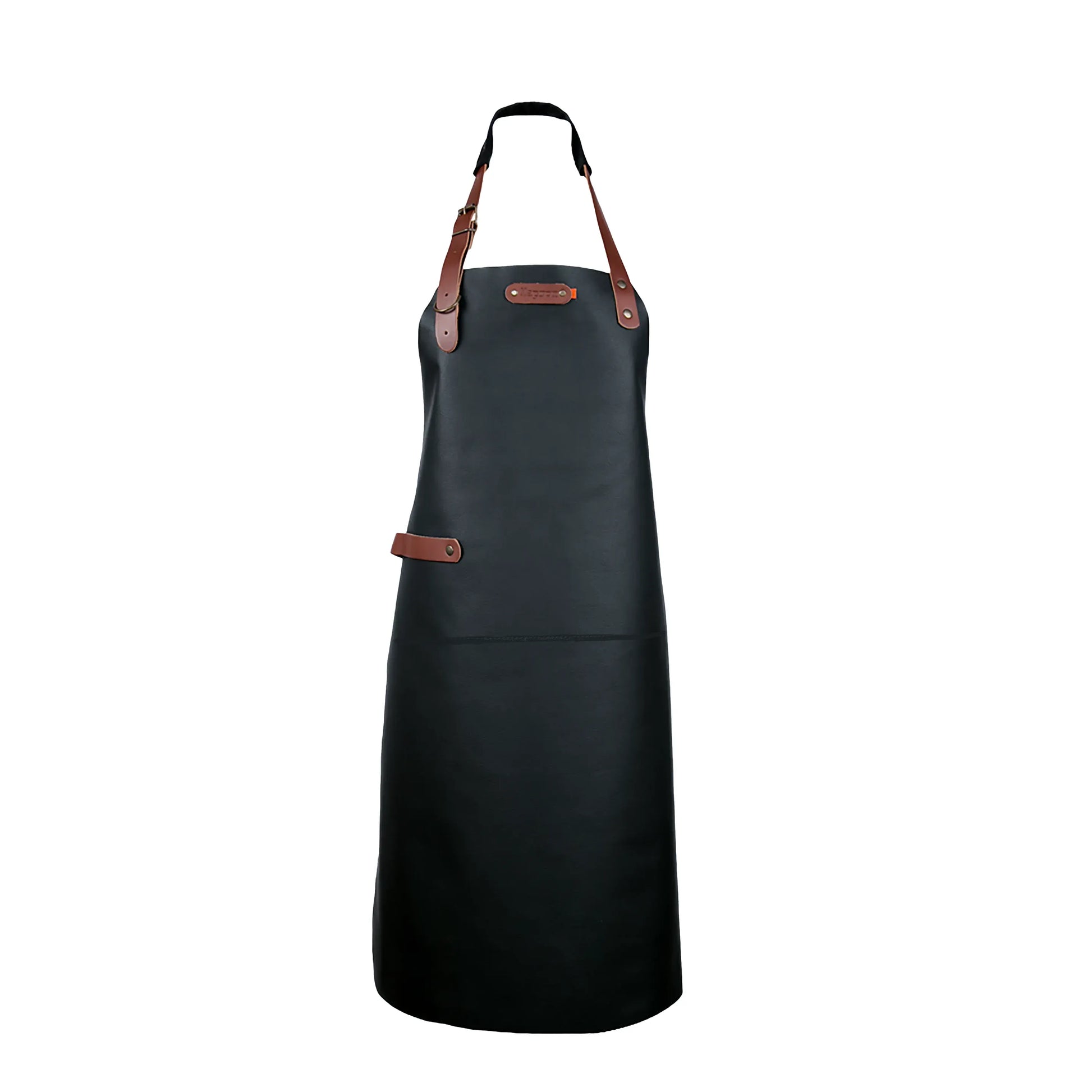 
Xapron Dallas heren leren BBQ schort zwart van volnerf leer met verstelbare banden