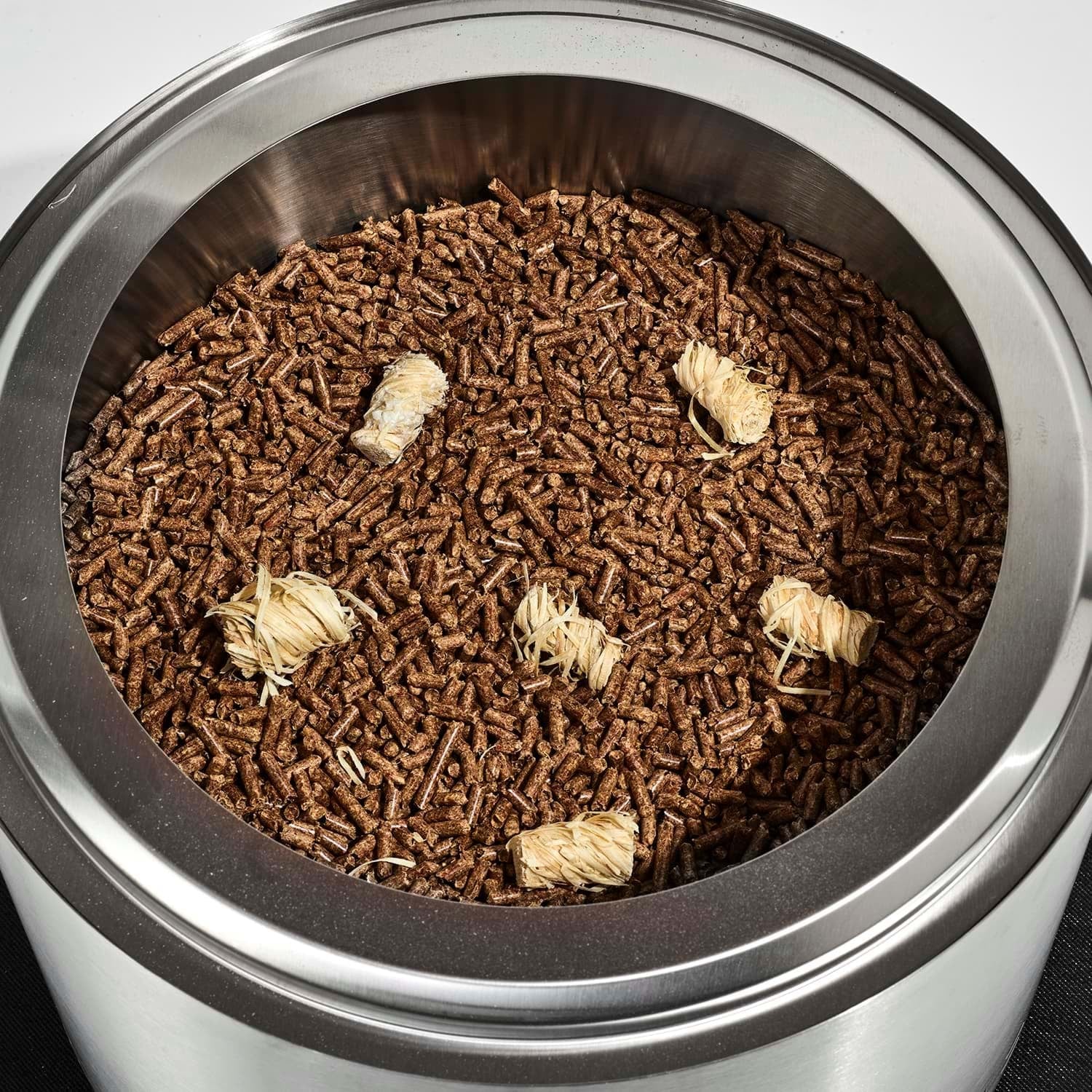 HerQs Wood Wool Firelighters natuurlijke aanmaakkrullen voor vuurkorf en barbecue