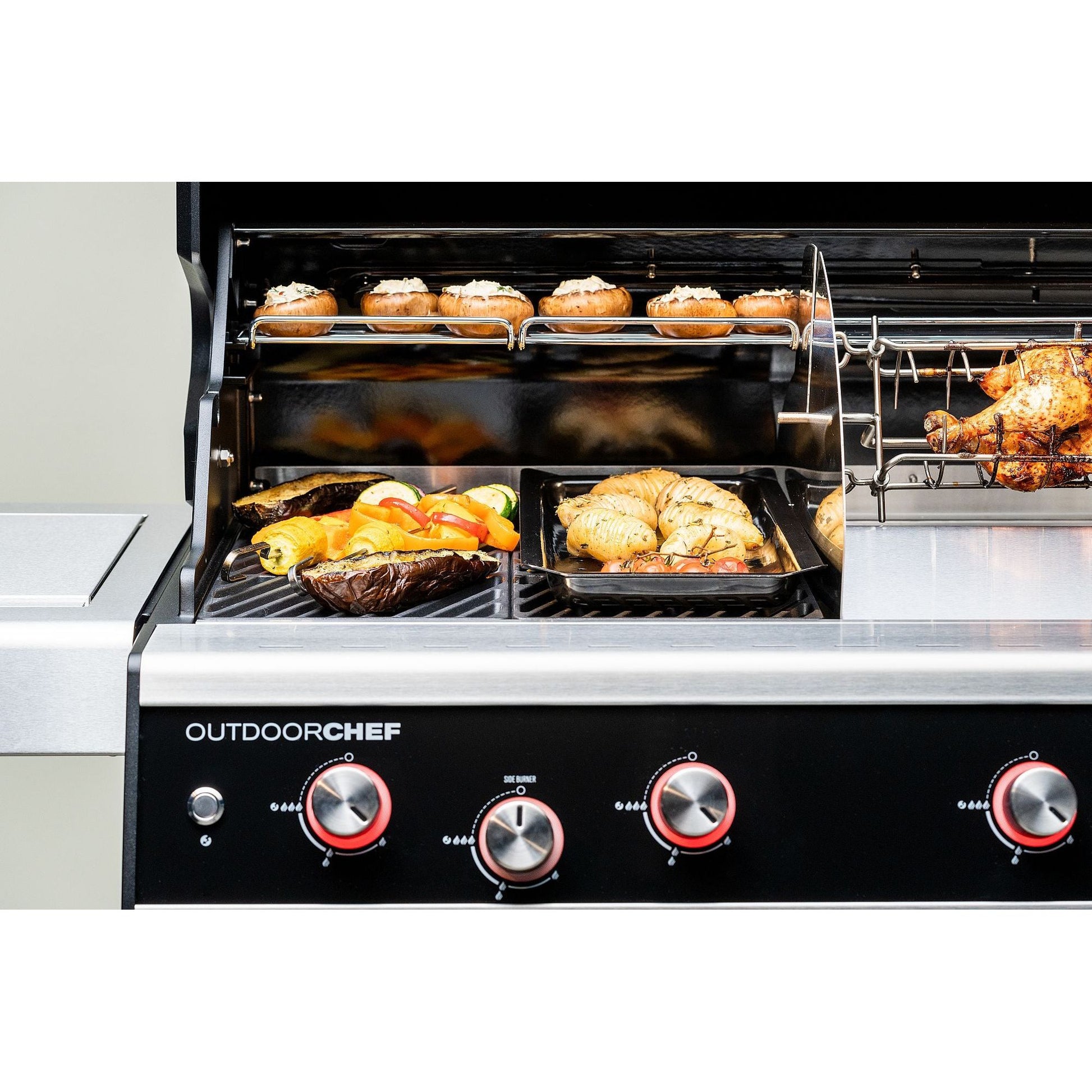 Barbecue Gas Dualchef 425 G 30 mBar Blazing Zone