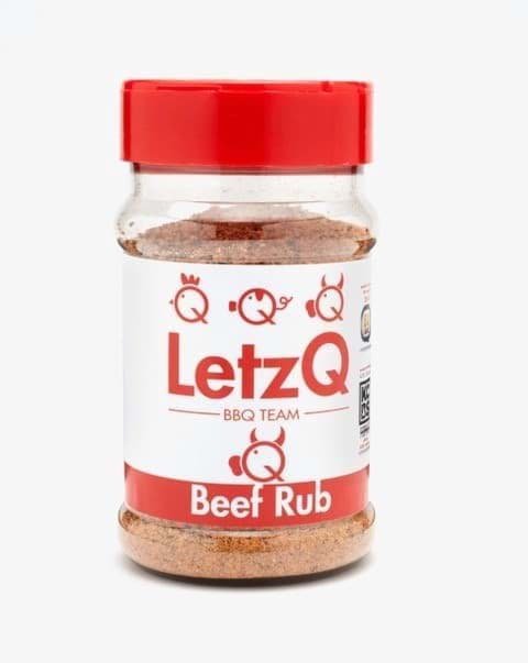 LetzQ Beef Rub 350 gram voor hamburgers en rundvlees op de kamado