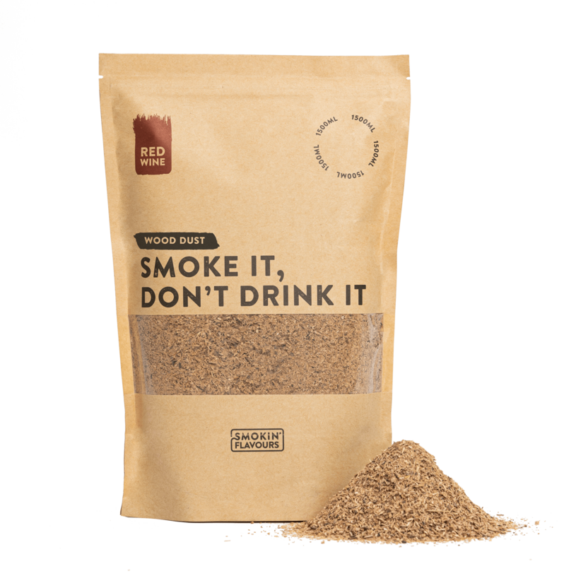 Smokin' Flavours Red Wine rookmot van rode wijnvaten met een uniek aroma