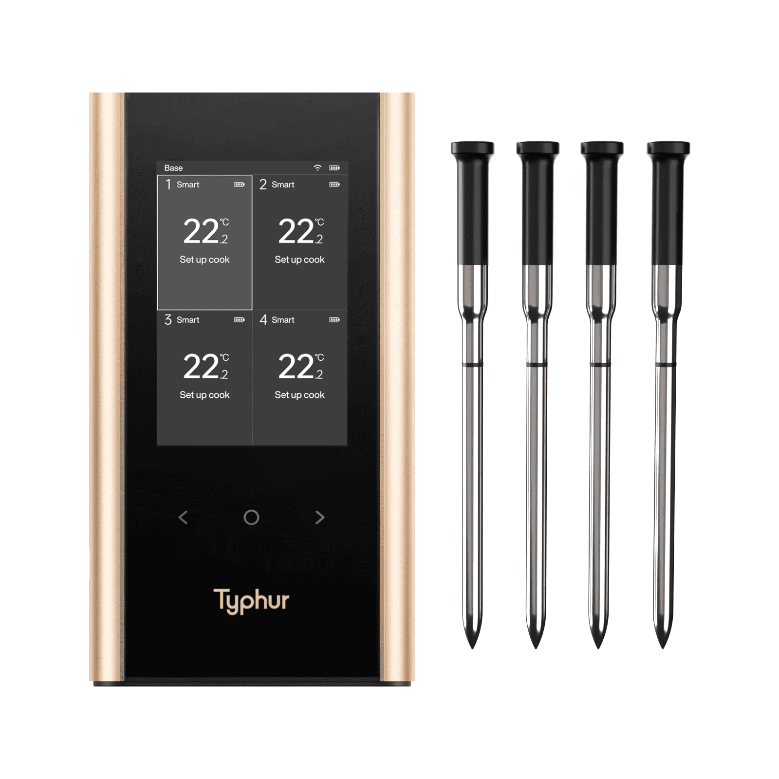 typhur-sync-gold-quad-draadloze-thermometer