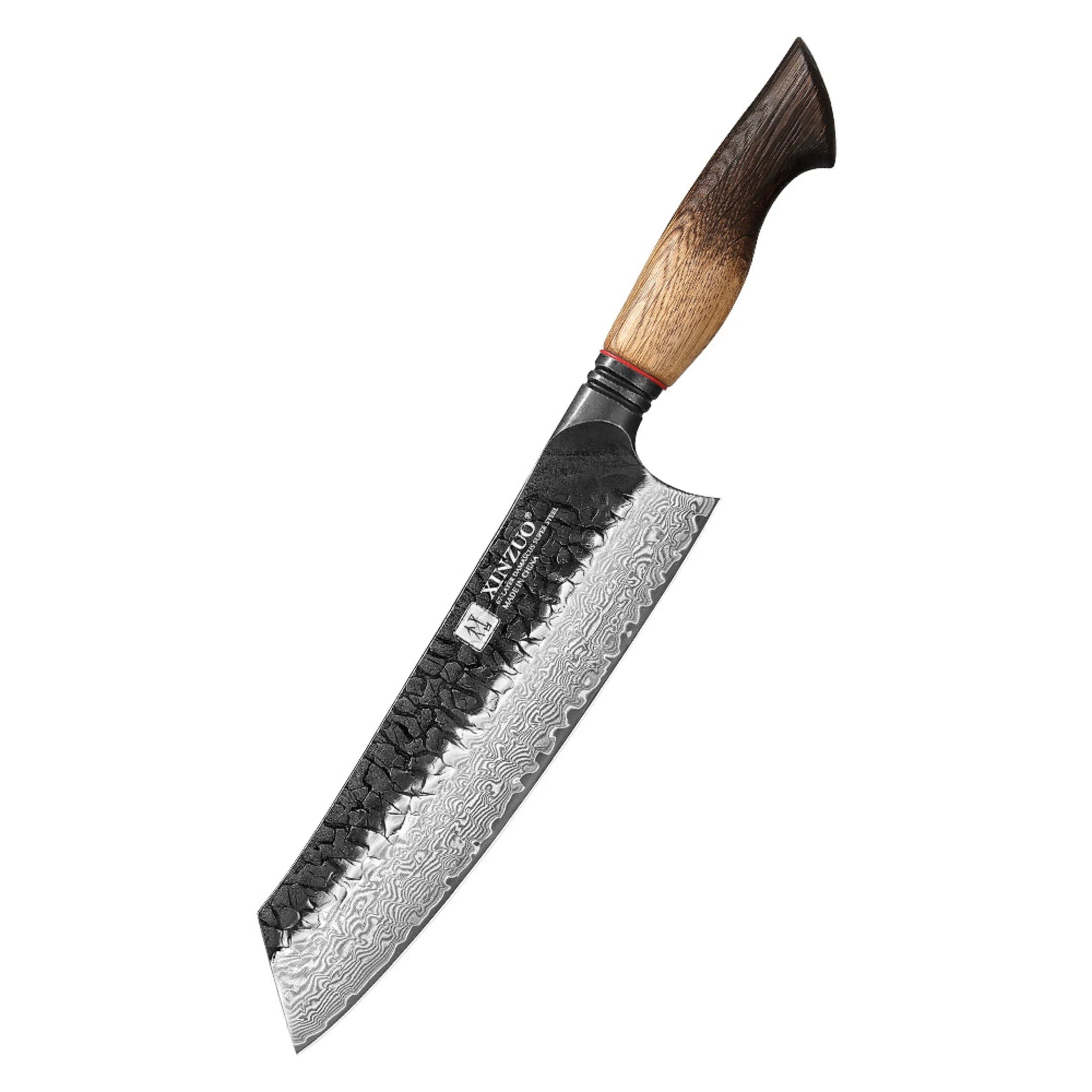 XinZuo X06 Mo Series Damascus Bunka Koksmes 21 cm