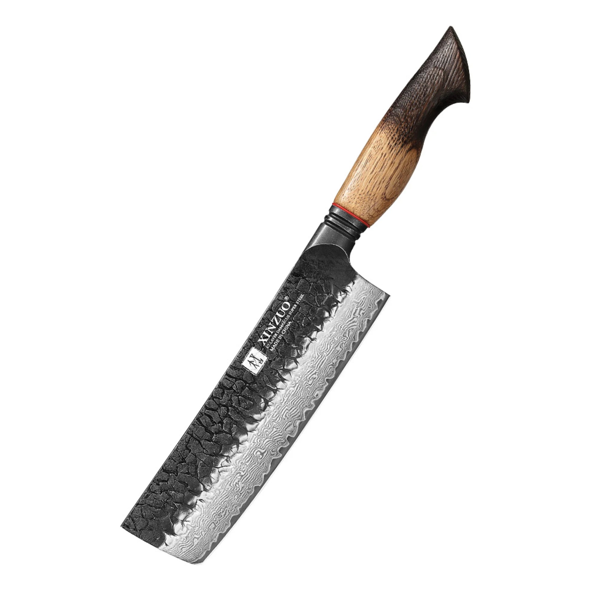 XinZuo X06 Mo Series Damascus Nakiri Mes