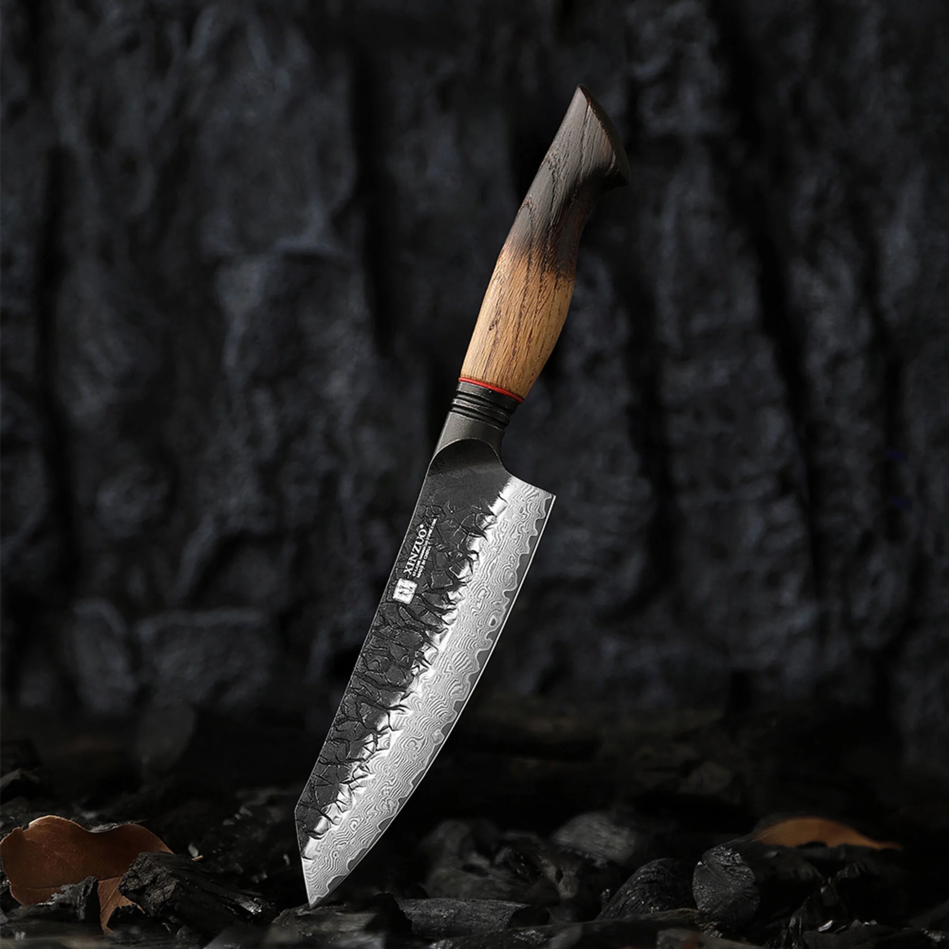 XinZuo X06 Mo Series Damascus Santokumes 15 cm