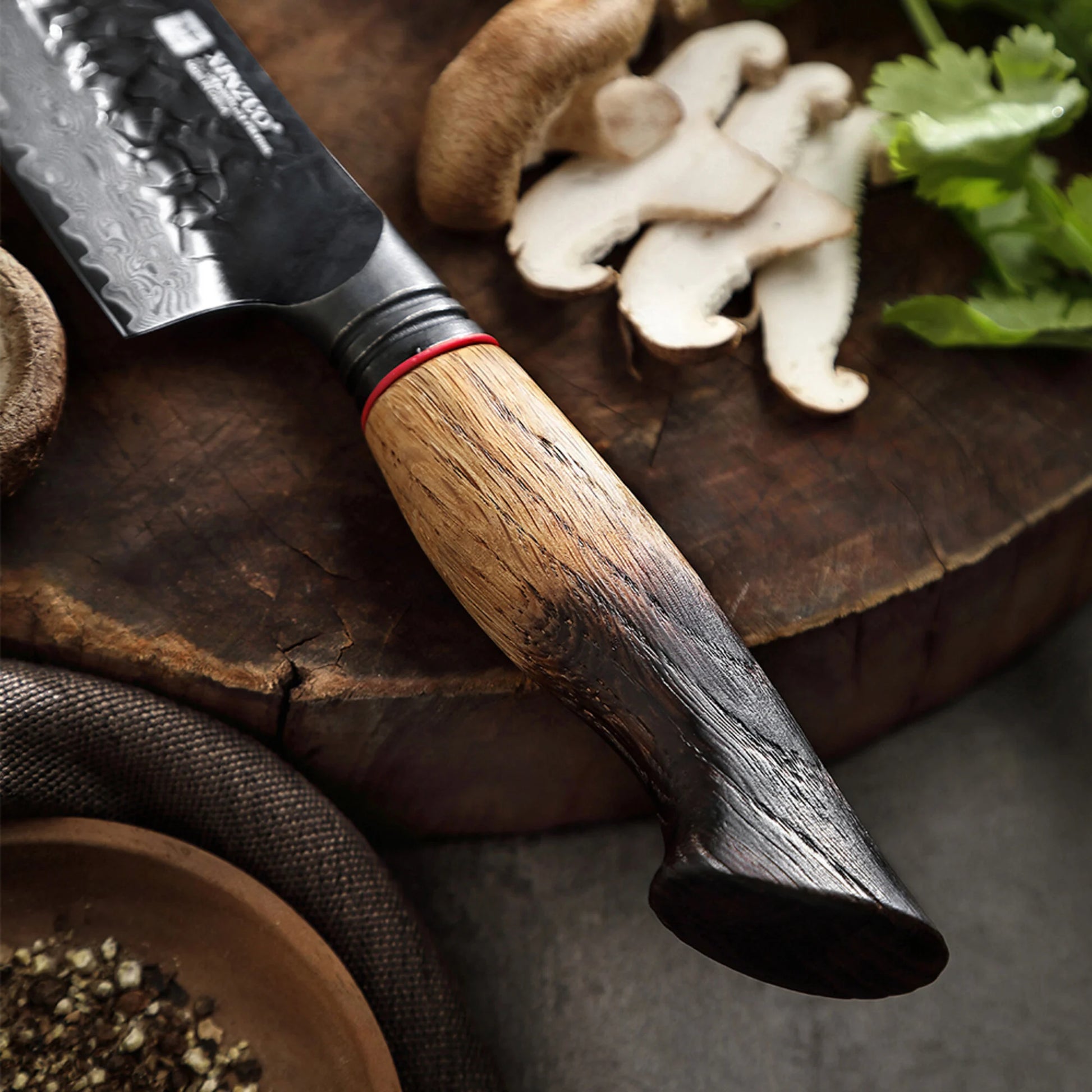 XinZuo X06 Mo Series Damascus Santokumes 15 cm