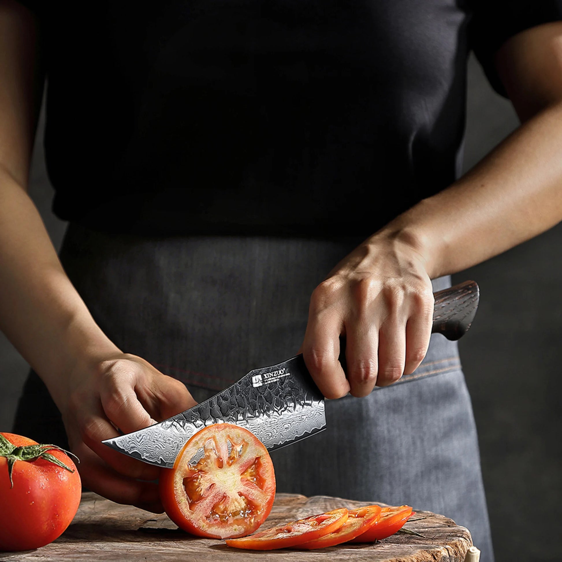 XinZuo X06 Mo Series Damascus Koksmes Viking